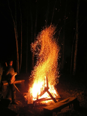 and in fire