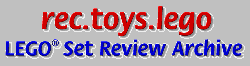 [rec.toys.lego LEGO Set Review Archive Small Banner Text]